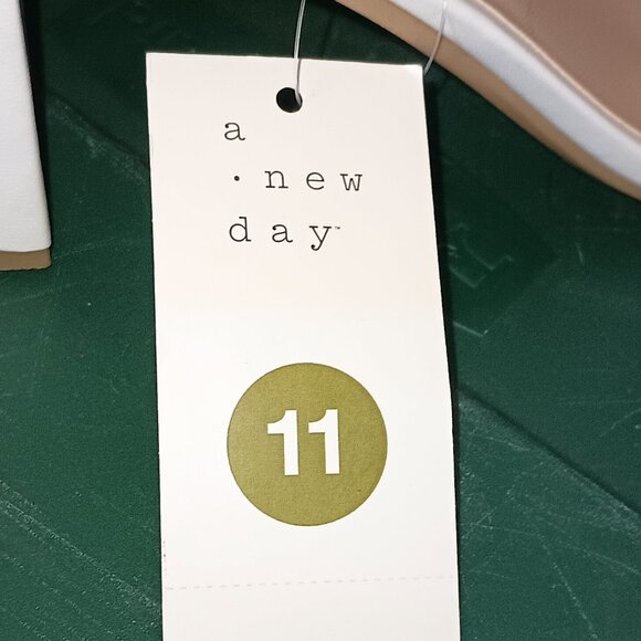 NEW A New Day™  Women's Stacy Mule Heels - Cream 11 - Picture 7 of 8